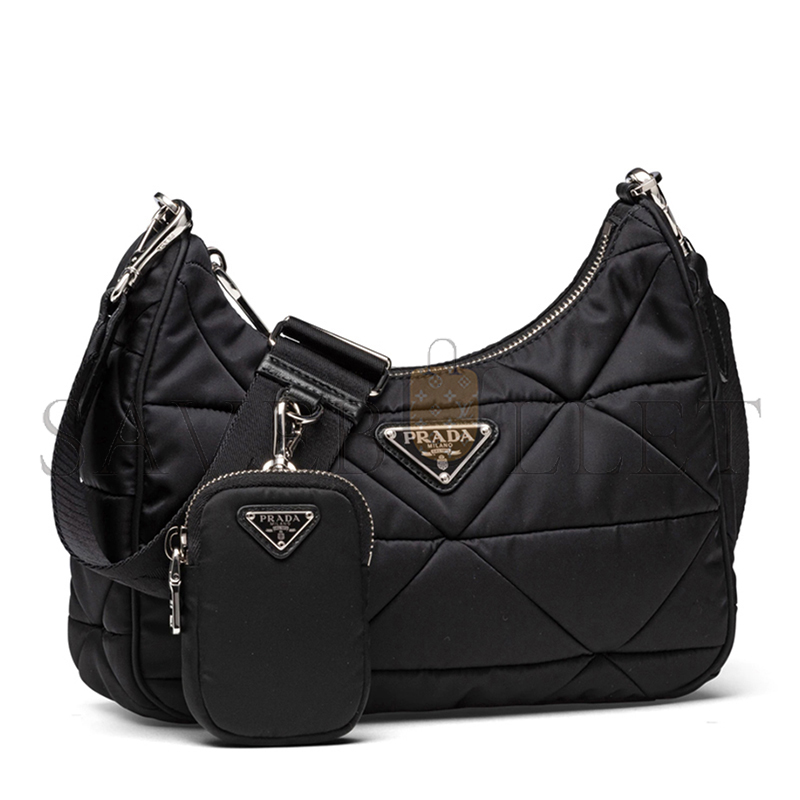 PRADA PADDED RE-NYLON SHOULDER BAG 1BC151 (24*17*7cm) 